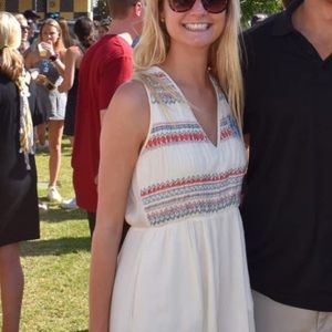 Lush white romper size small